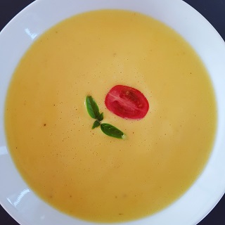 Golden summer soup - delicious