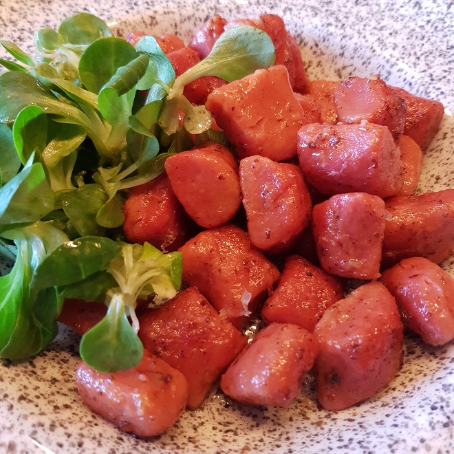 Beet gnocchi - gluten free and pink!